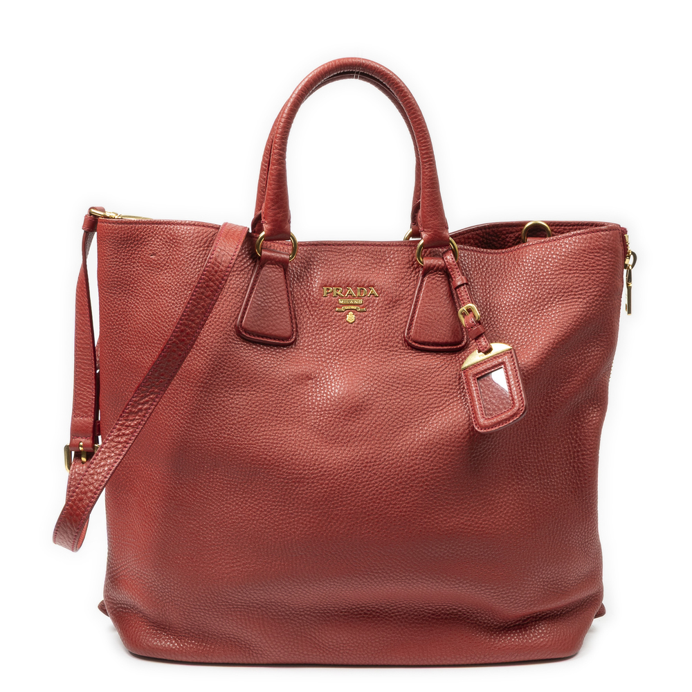 Prada Large Side Zip Tote